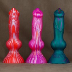 real lifelike colorful silicone dildo