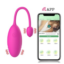 app remote control double head rose egg vibrator