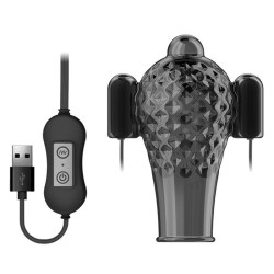 usb penis trainer with 2 vibrators type d